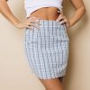 Delia Plaid Mini Skirt