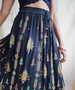 Alternative view of Delilah Maxi Skirt in Black