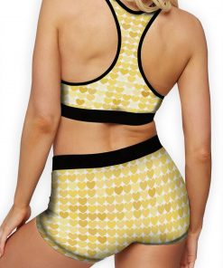 Alternative view of Yellow Hearts Ellie Sports Bra