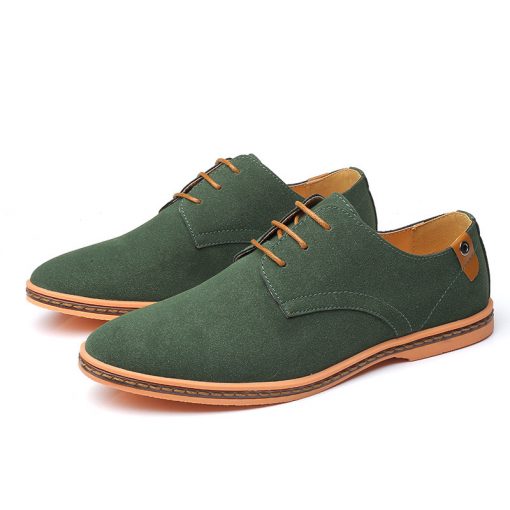 Men Casual Solid Color Tendon Sole Plus Size Shoes - Image 7