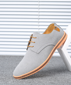 Men Casual Solid Color Tendon Sole Plus Size Shoes