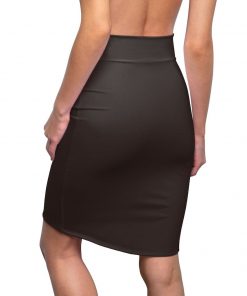 Alternative view of Womens Skirt, Dark Chocolate Brown Pencil Skirt